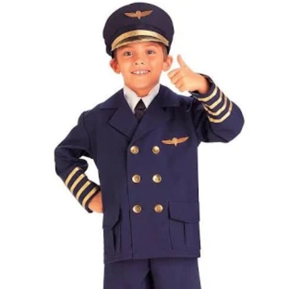 Airline Pilot Child Costume size M (8-10 y.o)